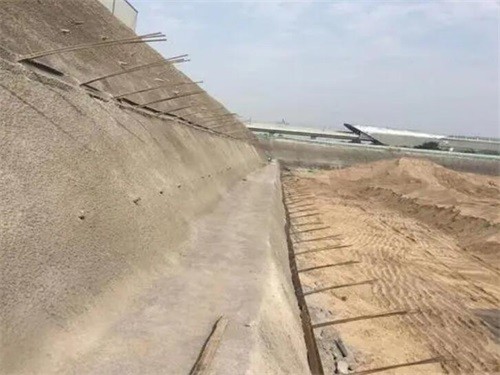 临漳河道边坡加固
